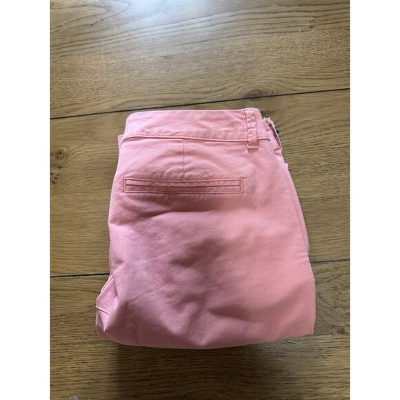 Old Navy Pixie Chino Pants Size 4 Rainer Cherry Modern Stretch Summer Spring - Picture 15 of 16